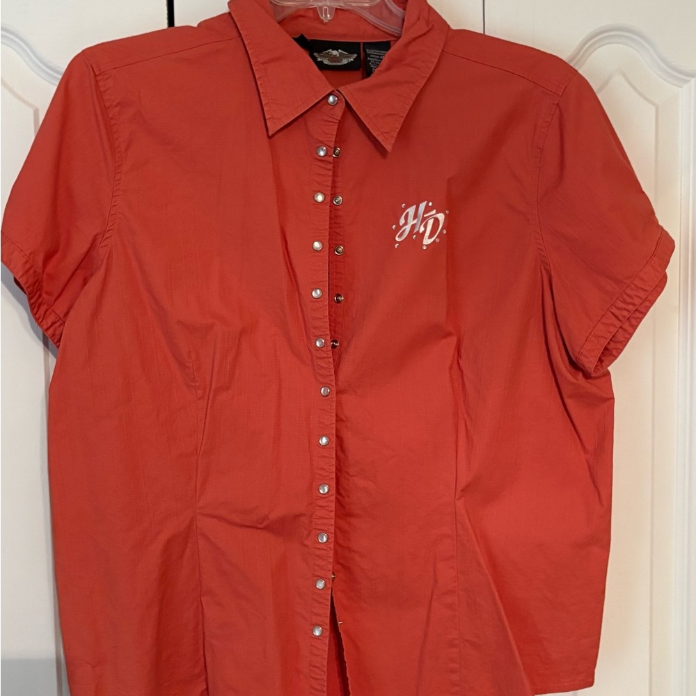 Harley-Davidson Red Blouse